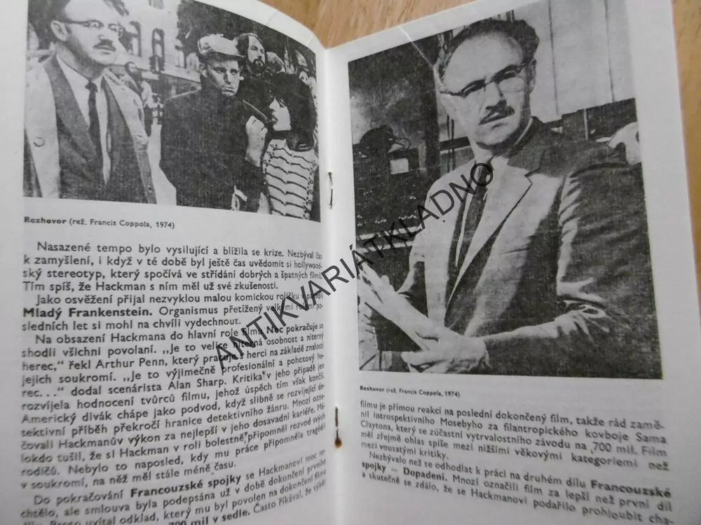 GENE HACKMAN, ČS FILMOVÝ ÚSTAV