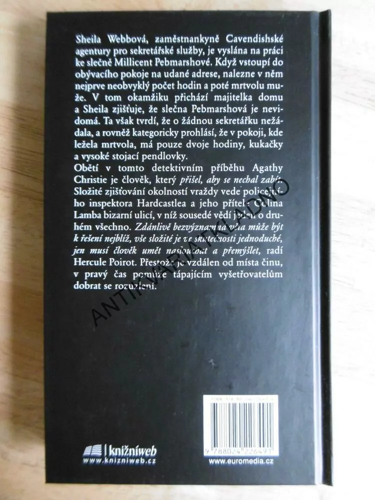 HODINY, AGATHA CHRISTIE, **an
