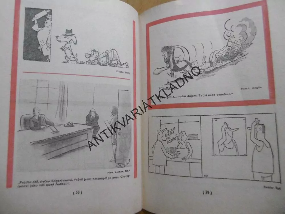 HUMORISTICKÝ MINIKALENDÁŘ DIKOBRAZU, 1980