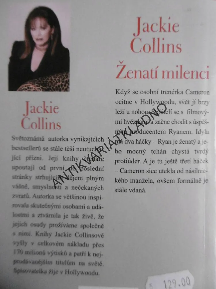 ŽENATÍ MILENCI, JACKIE COLLINS, **an