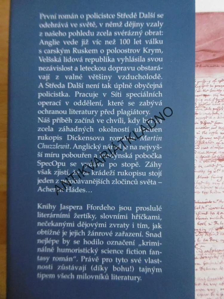 MALÉR EYROVÁ, JASPER FFORDE, **an