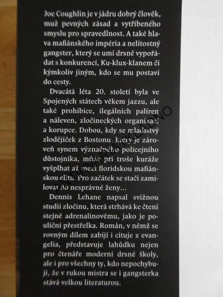 POD ROUŠKOU NOCI, DENNIS LEHANE, **an