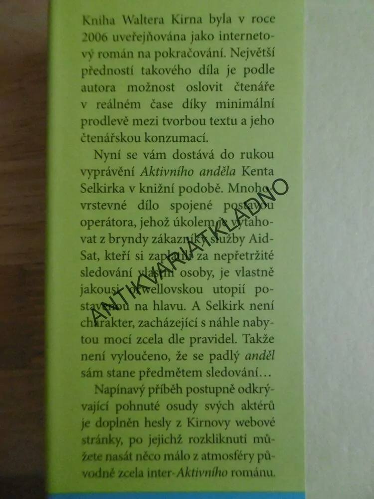 AKTIVNÍ ANDĚL, WALTER KING, **an