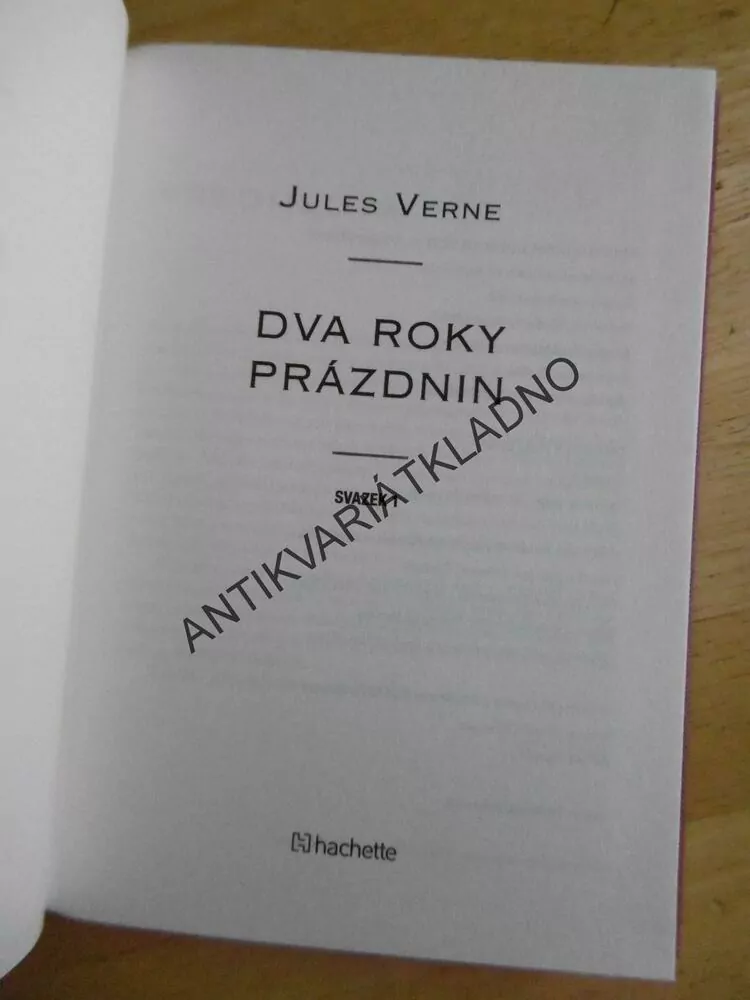 DVA ROKY PRÁZDNIN, JULES VERNE, **an