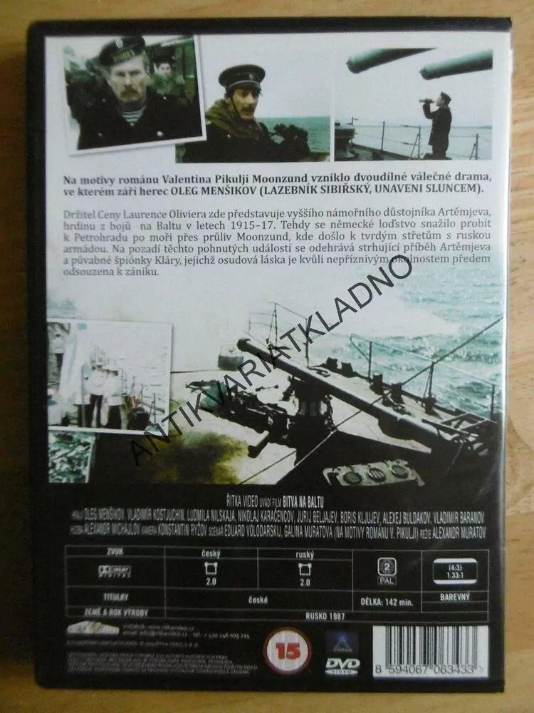 BITVA NA BALTU, DVD FILM