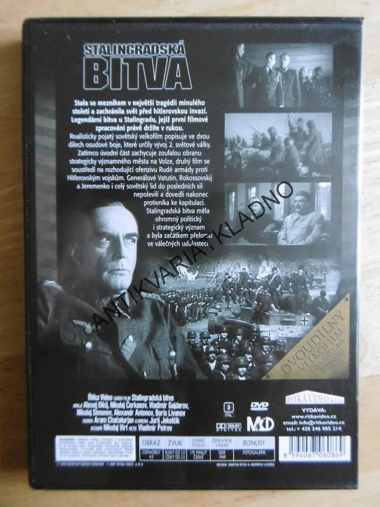 STALINGRADSKÁ BITVA, DVD FILM