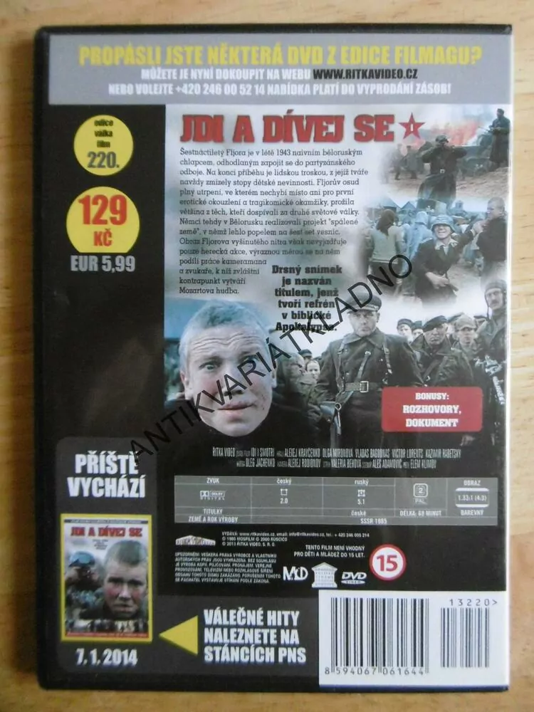 JDI A DÍVEJ SE, DVD FILM