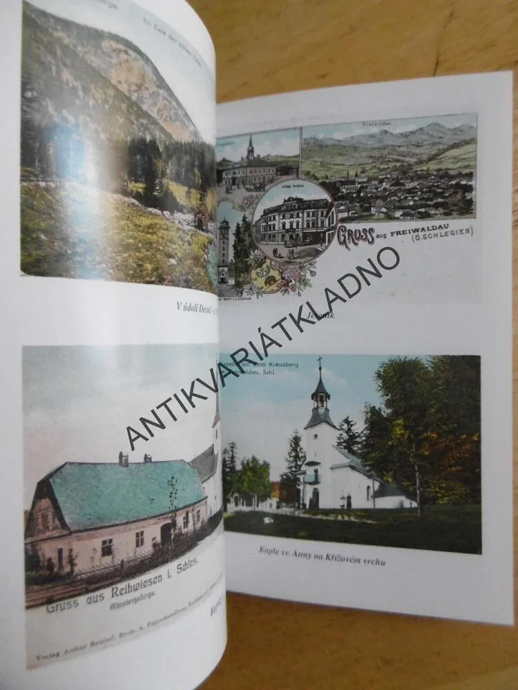 ŠUMPERSKO, JESENÍKY, PRŮVODCE, HISTORICKÉ POHLEDNICE, **an