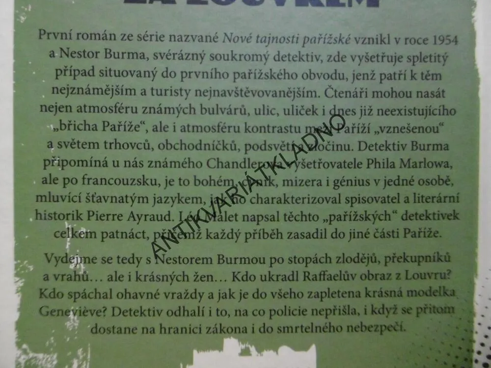 SLUNCE VYCHÁZELO ZA LOUVREM, LÉO MALET, **an