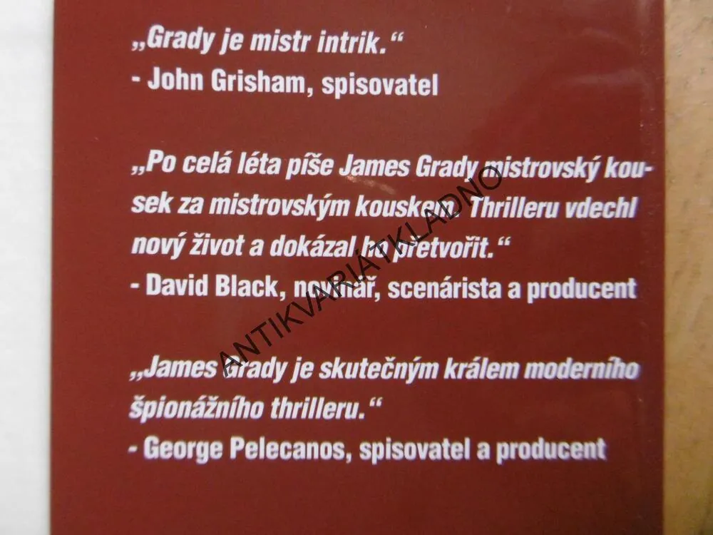 POSLEDNÍ DNY KONDORA, JAMES GRADY, **an