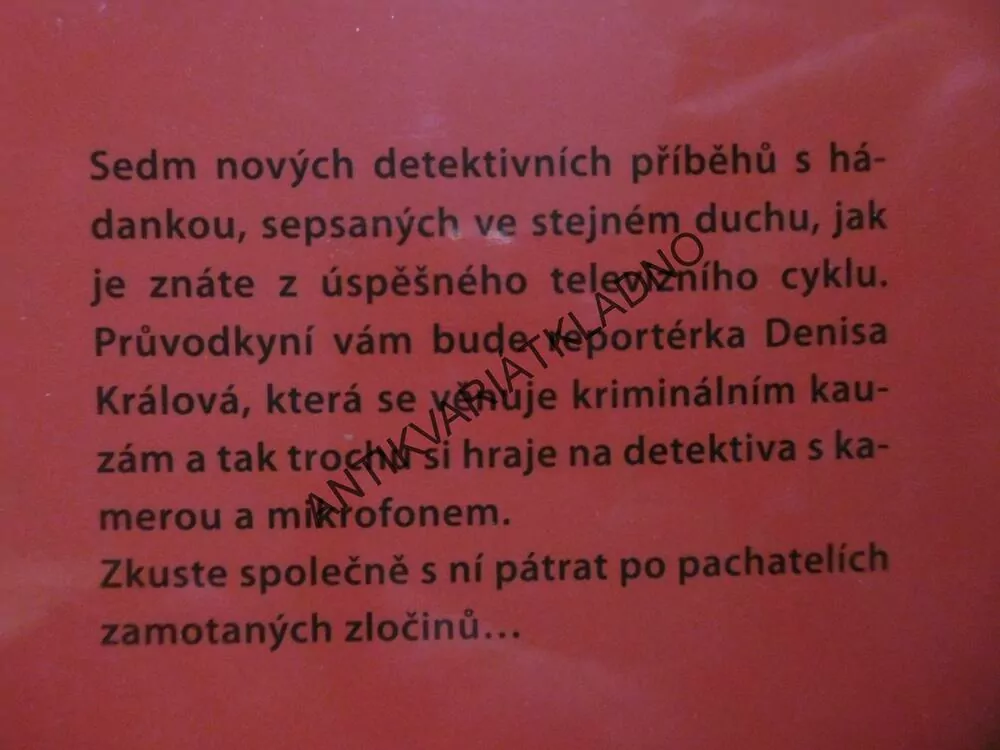HŘÍCHY PRO ČTENÁŘE DETEKTIVEK, DUŠAN KLEIN, **an