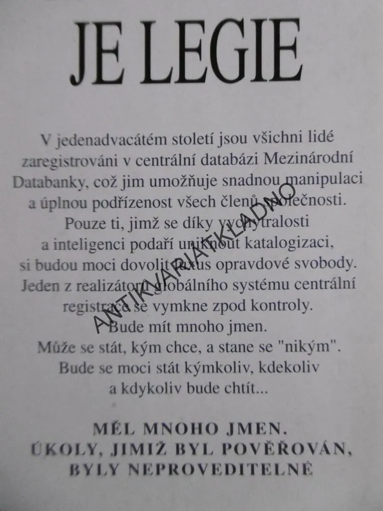 MÉ JMÉNO JE LEGIE, ROGER ZELAZNY, **an