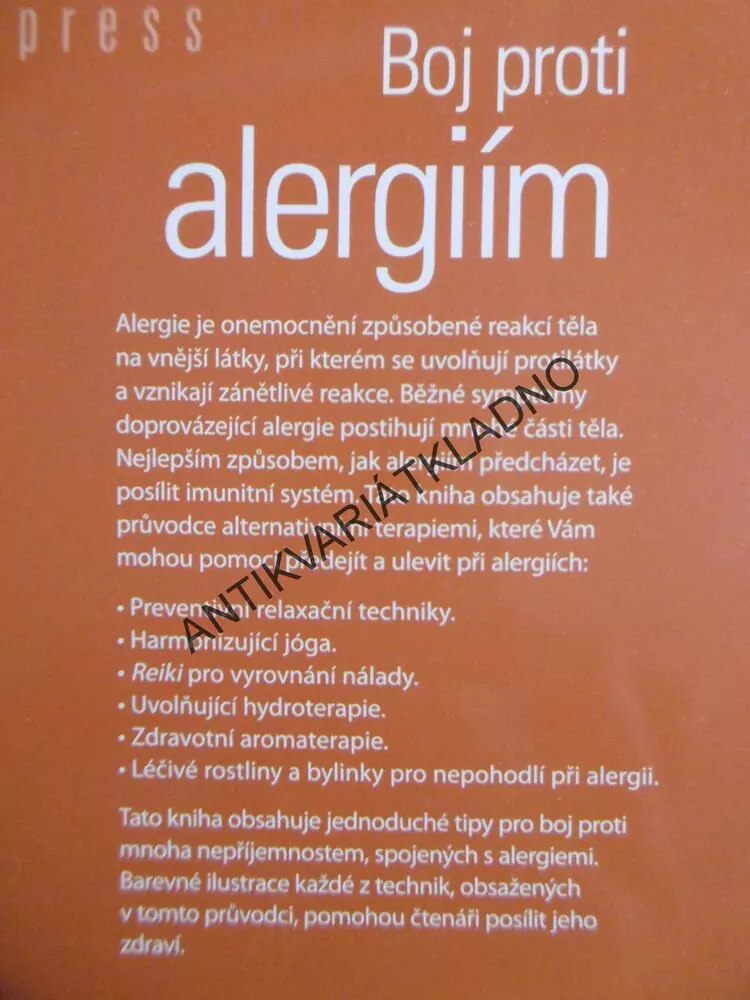 BOJ PROTI ALERGIÍM, **an