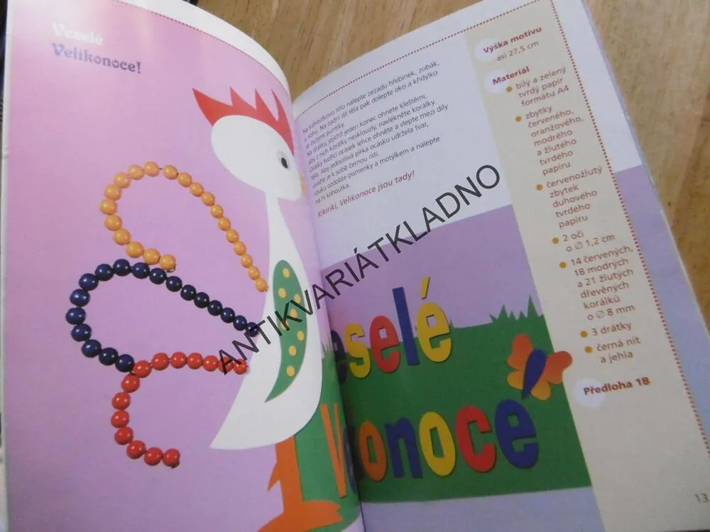 VESELÁ ZVÍŘÁTKA Z KORÁLKŮ A PAPÍRU, **an
