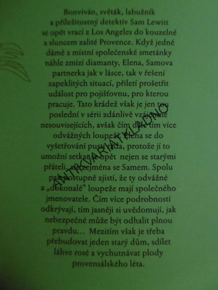 PODFUK S DIAMANTY, PETER MAYLE, **an