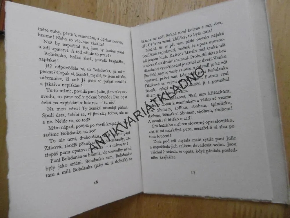 ZBRASLAVSKÁ POVÍDKA O OPATU MARTINOVI, VLADISLAV VANČURA, CYRIL BOUDA