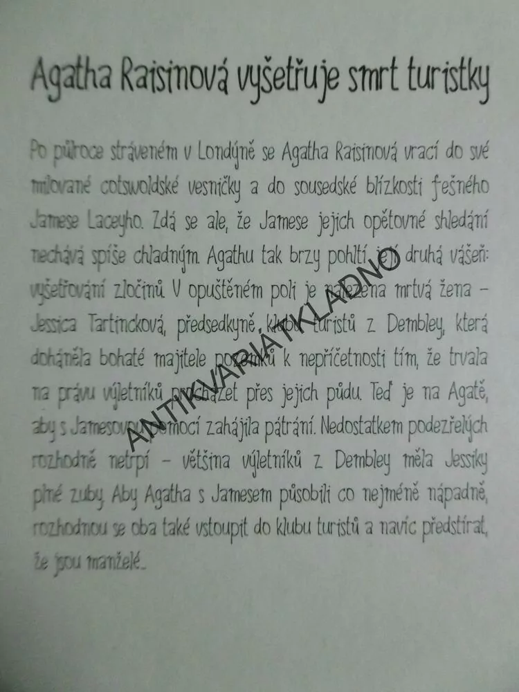 AGATHA RAISINOVÁ A VÝLETNÍCI Z DEMBLEY, M. C. BEATON, **an