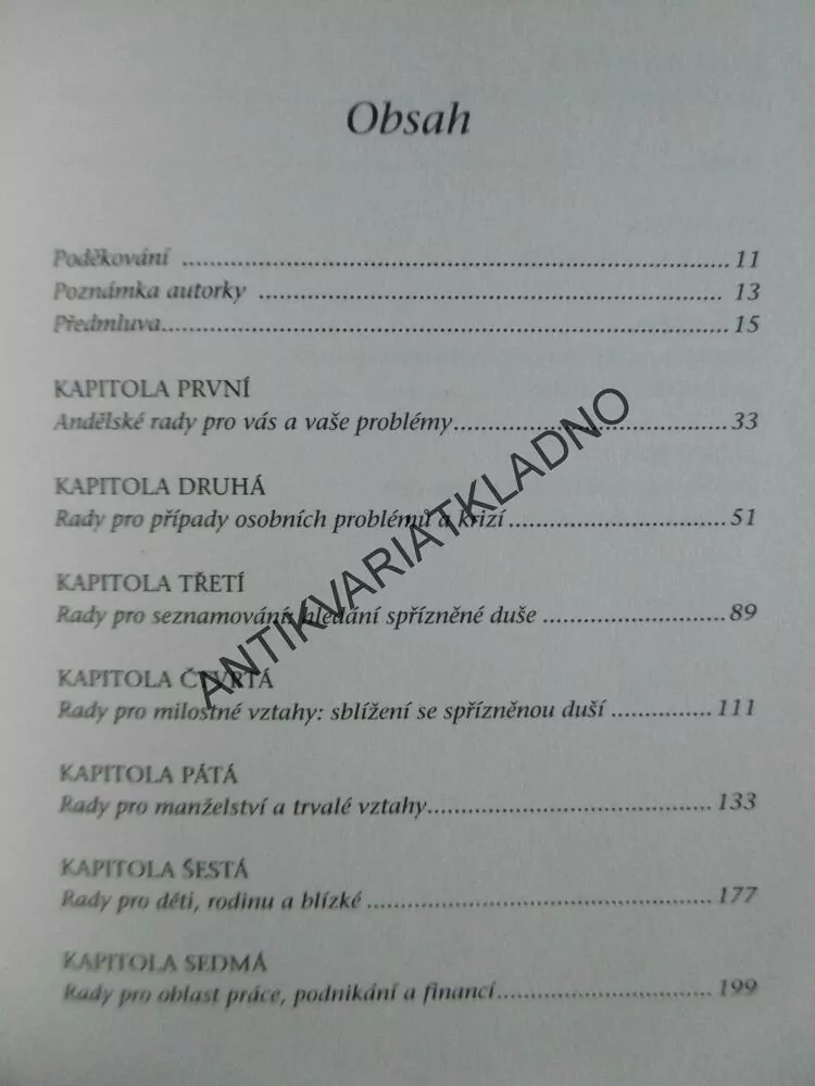ANDĚLSKÉ RADY PRO ŠŤASTNÝ ŽIVOT, DOREEN VIRTUE, **an