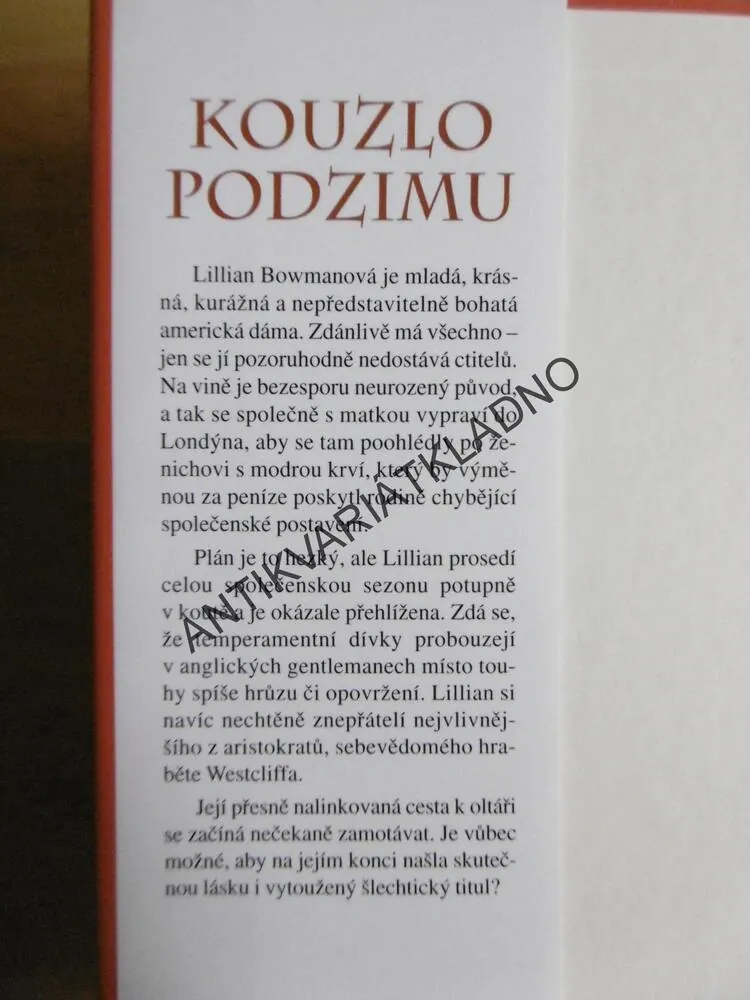 KOUZLO PODZIMU, LISA KLEYPAS, **an