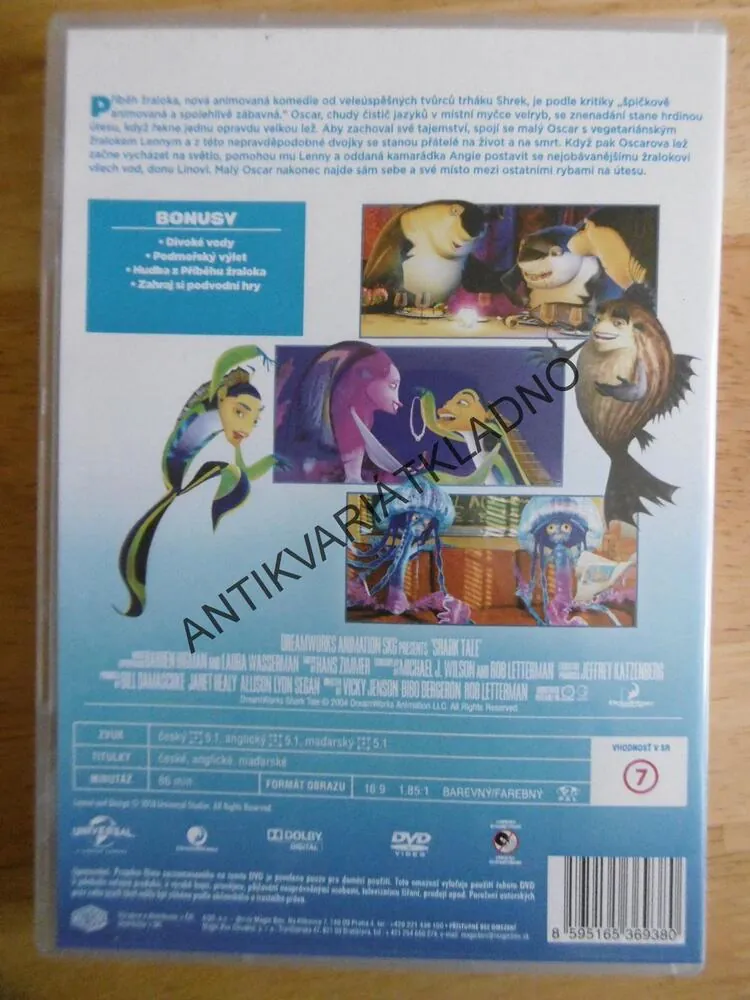 PŘÍBĚH ŽRALOKA, DVD FILM