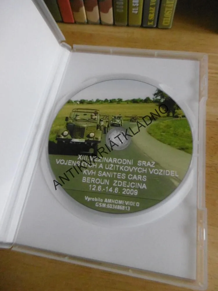 MEZINÁRODNÍ SRAZ VOJENSKÝCH VOZIDEL, DVD FILM