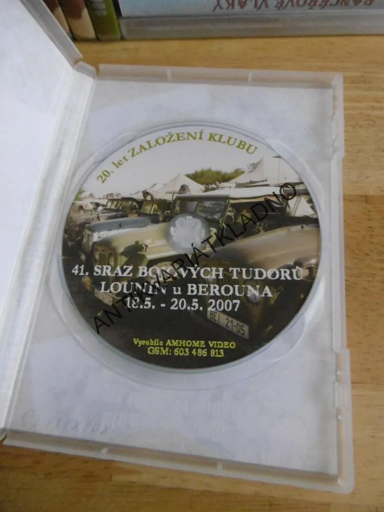MEZINÁRODNÍ SRAZ VOJENSKÝCH A UŽITKOVÝCH VOZIDEL, 2004, DVD FILM