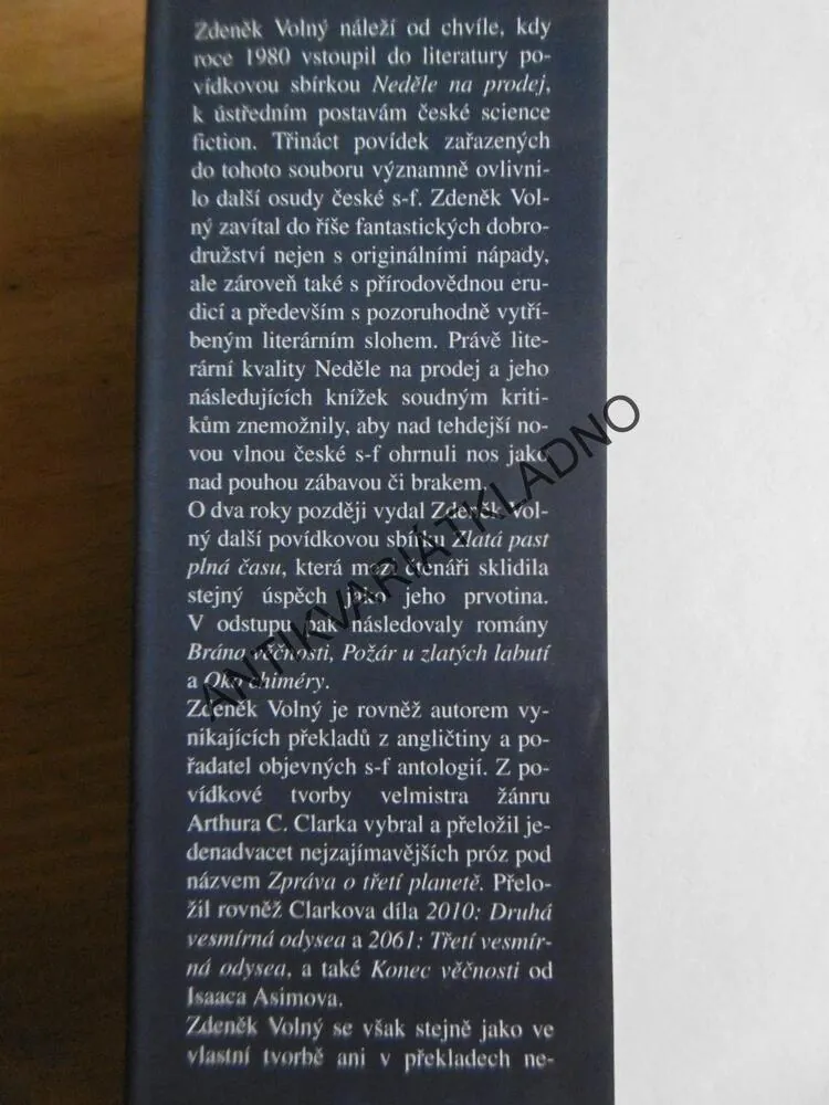 VESMÍR JE LOTOSOVÝ KVĚT, ZDENĚK VOLNÝ, **an