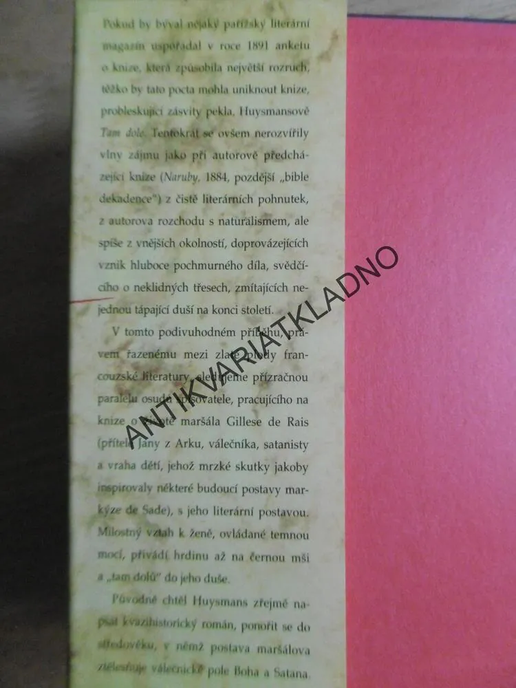 TAM DOLE, JORIS-KARL HUYSMANS, **an