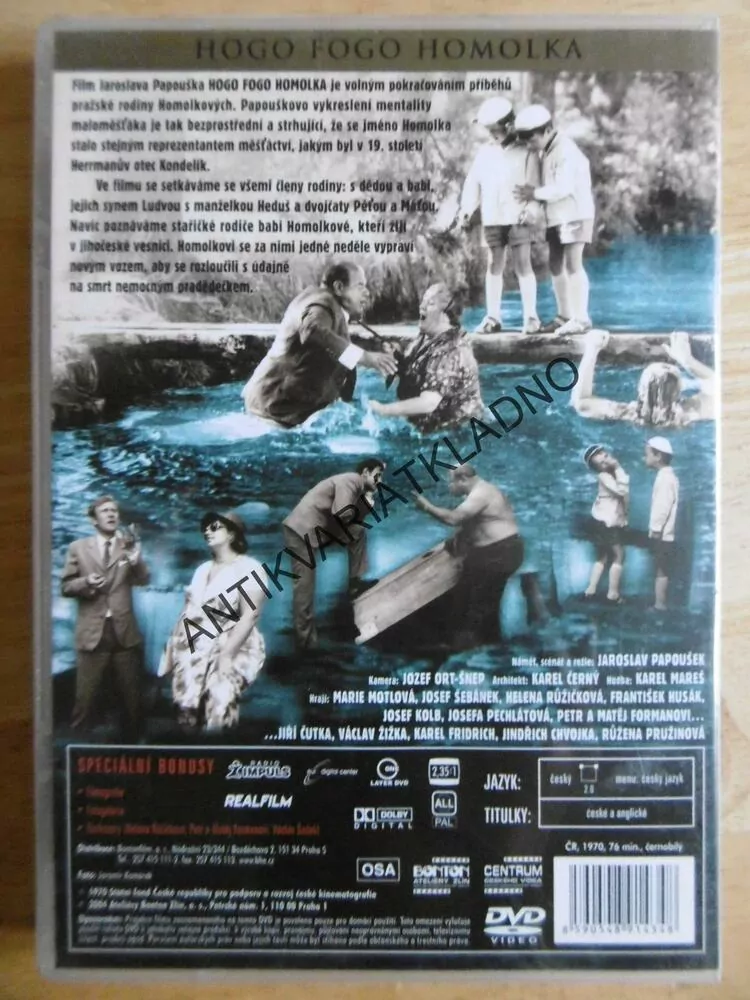 HOGO FOGO HOMOLKA, DVD FILM