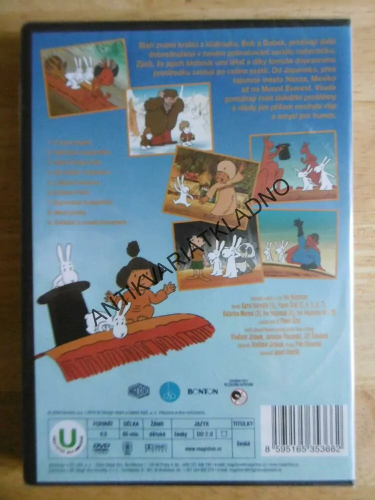 BOB A BOBEK NA CESTÁCH, KRÁLÍCI Z KLOBOUKU 4, DVD FILM