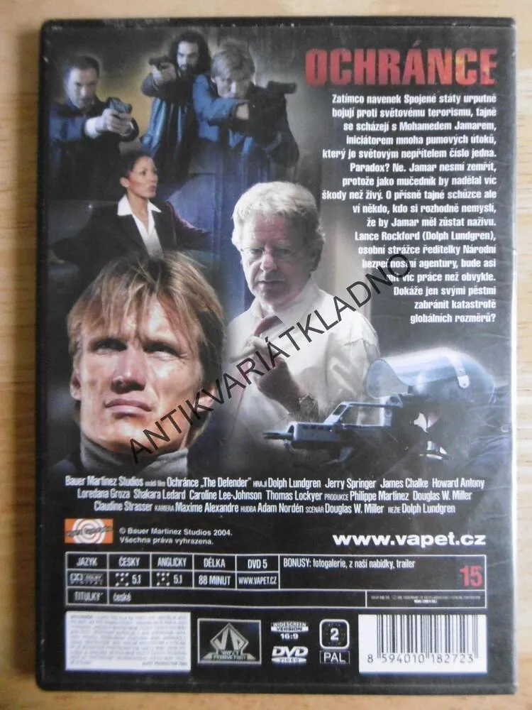 OCHRÁNCE, DVD FILM 