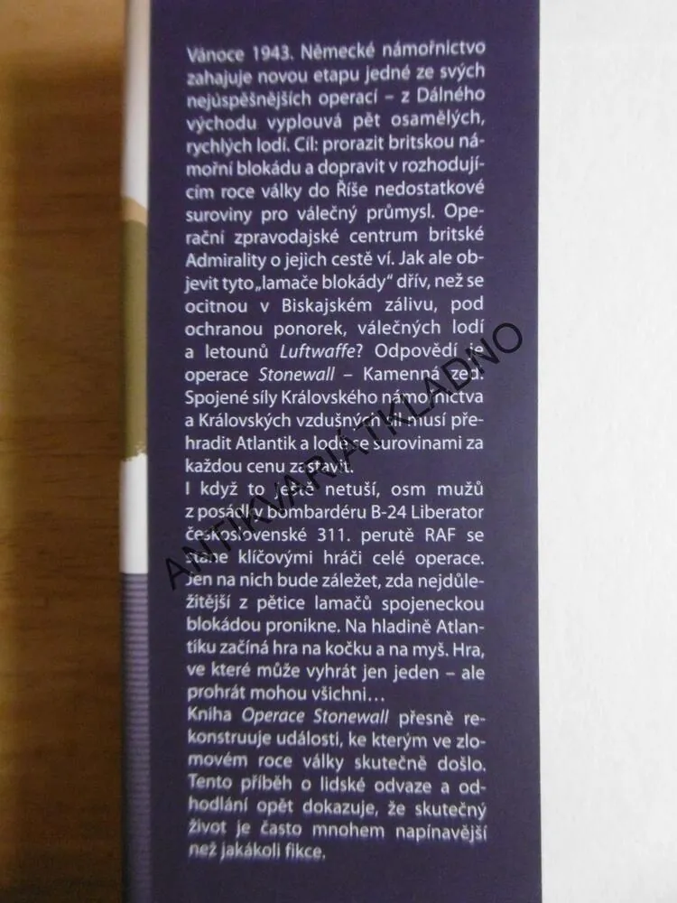 OPERACE STONEWALL, JIŘÍ ŠULC, **an