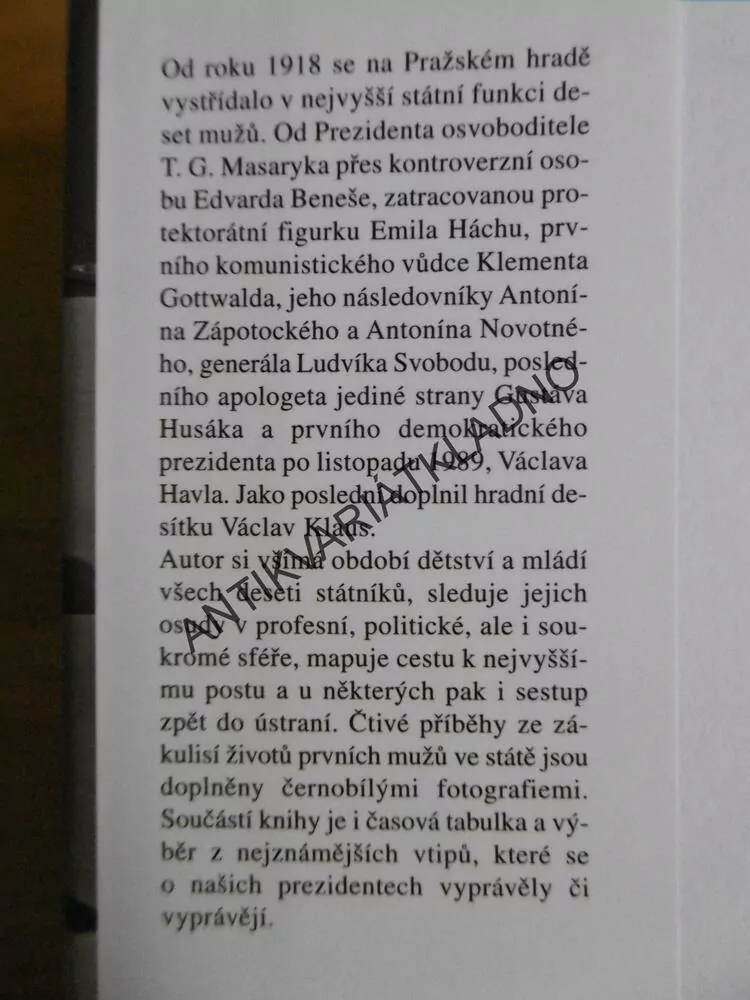 DESET PREZIDENTŮ, LIBOR BUDINSKÝ, **an