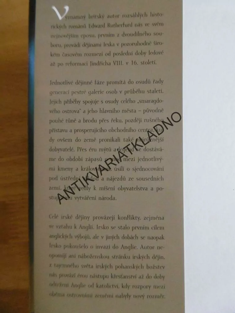 DUBLIN, POČÁTKY, EDWARD RUTHERFURD, **an