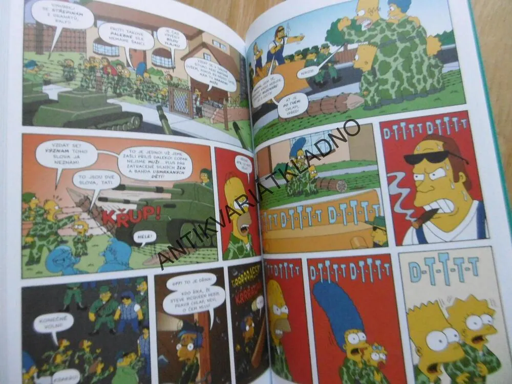 SIMPSONOVI, KOMIKS K POPUKÁNÍ, MATT GROENING, **an