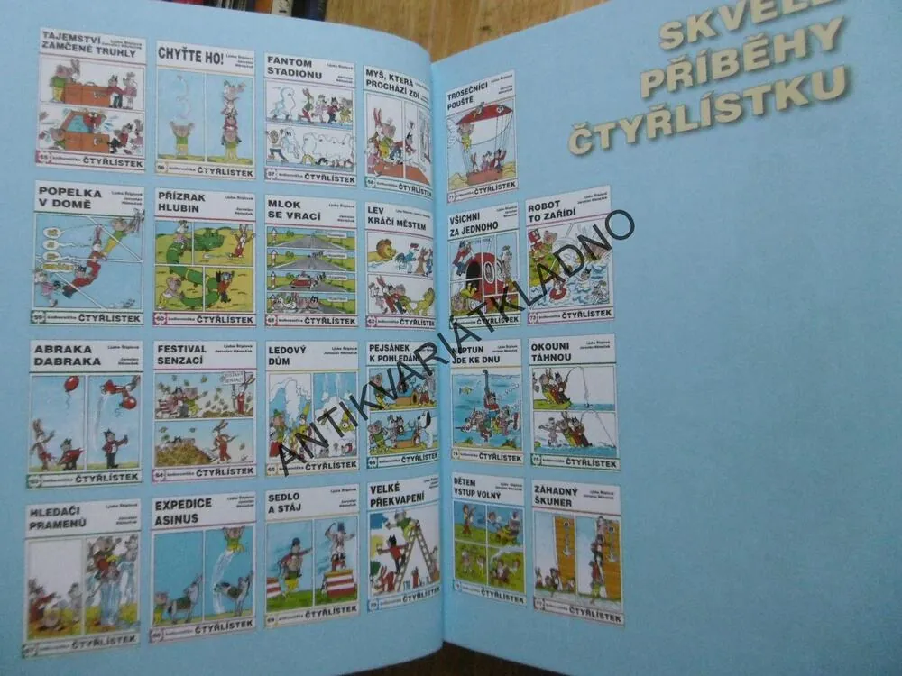SKVĚLÉ PŘÍBĚHY ČTYŘLÍSTKU, 1976 - 1979, ČTYŘLÍSTEK, JAROSLAV NĚMEČEK, LJUBA ŠTÍPLOVÁ, **an