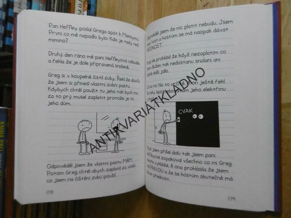 DENÍK BÁJEČNÉHO KAMARÁDA, PÍŠE ROWLEY JEFFERSON, JEFF KINNEY, **an