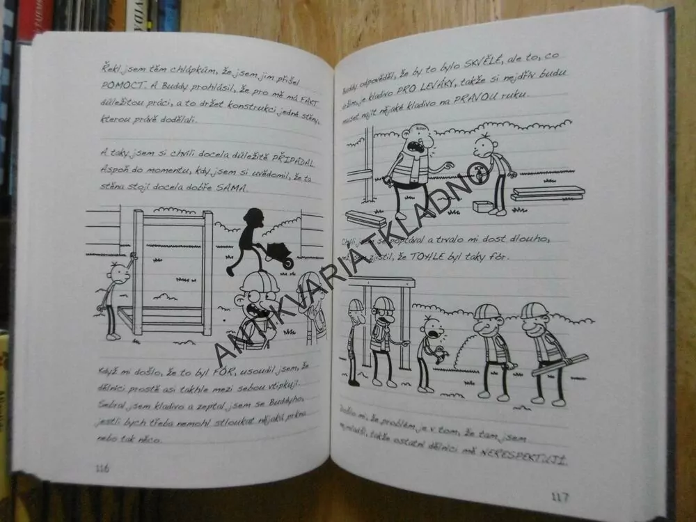 DENÍK MALÉHO POSEROUTKY 14., NA SPADNUTÍ, JEFF KINNEY, **an