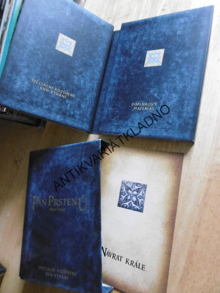 PÁN PRSTENŮ, NÁVRAT, 4 X DVD FILM