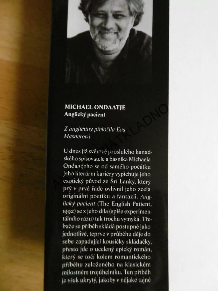 ANGLICKÝ PACIENT, MICHAEL ONDAATJE