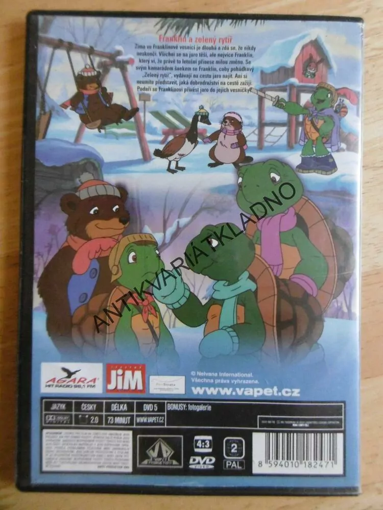 FRANKLIN A ZELENÝ RYTÍŘ, DVD FILM