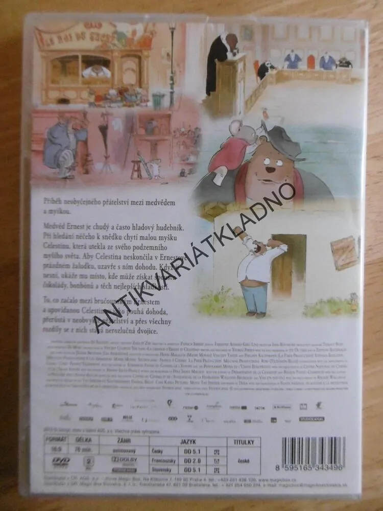 O MYŠCE A MEDVĚDOVI, DVD FILM
