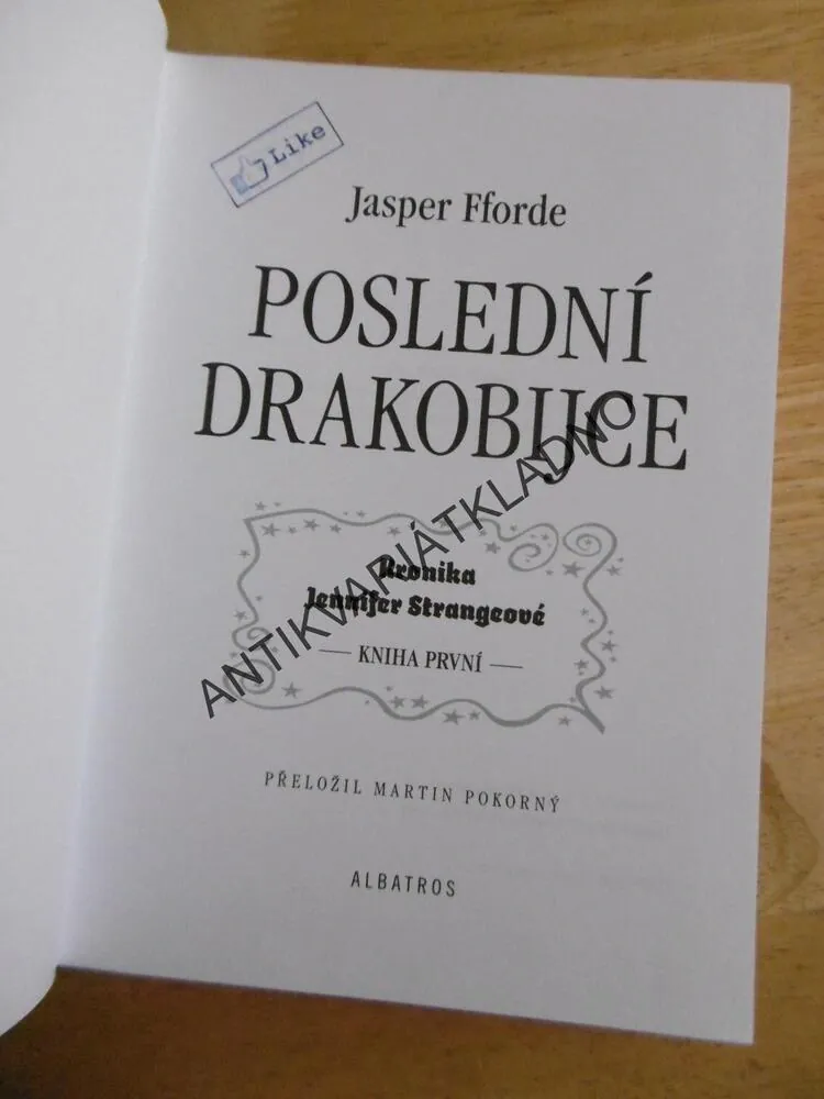POSLEDNÍ DRAKOBIJCE, KRONIKA JENNIFER STRANGEOVÉ, **an