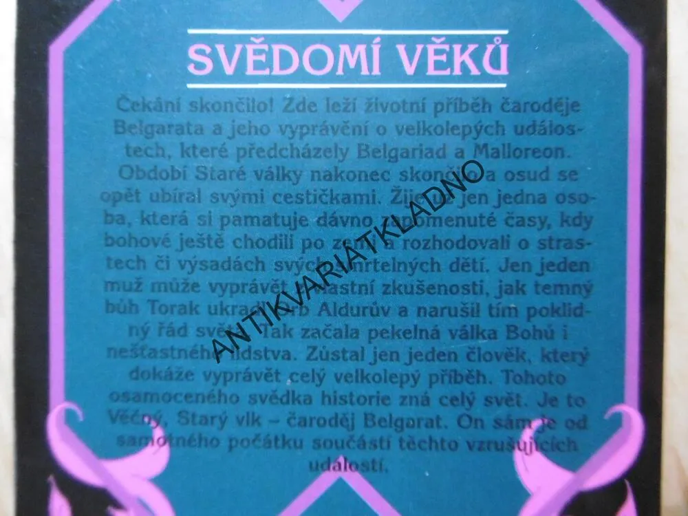 SOUMRAK, ČARODĚJ BELGARAT, DAVID A LEIGH EDDINGS, **an