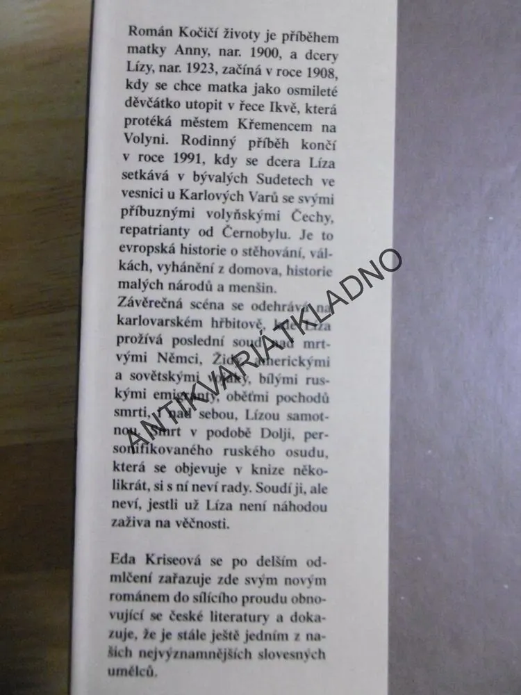 KOČIČÍ ŽIVOTY, EDA KRISEOVÁ, **an
