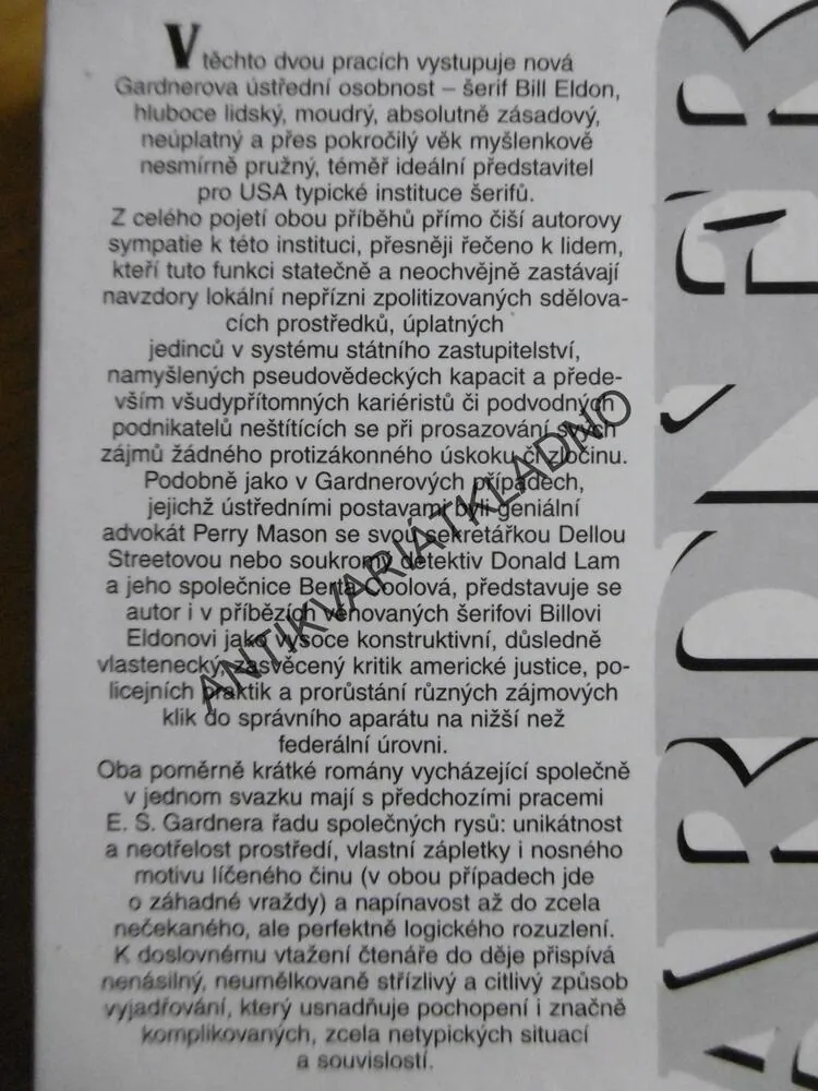 ZÁHADA MRTVÉ BLONDÝNKY, ZÁHADA HLADOVÉHO KONĚ, ERLE STANLEY GARDNER, **an