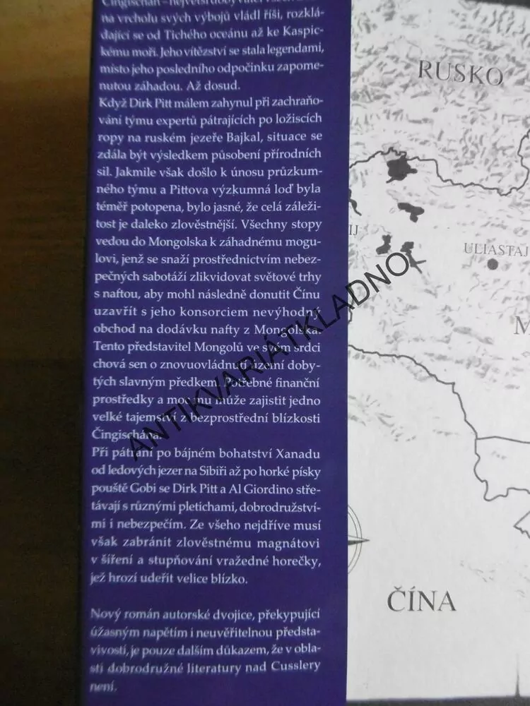 ČINGISCHÁNŮV POKLAD, CLIVE CUSSLER, **an