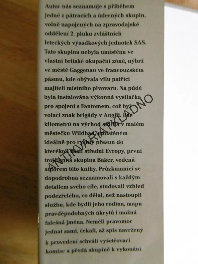 VRAH Z MOCI ÚŘEDNÍ, PETER MASON, BRITSKÉ SAS