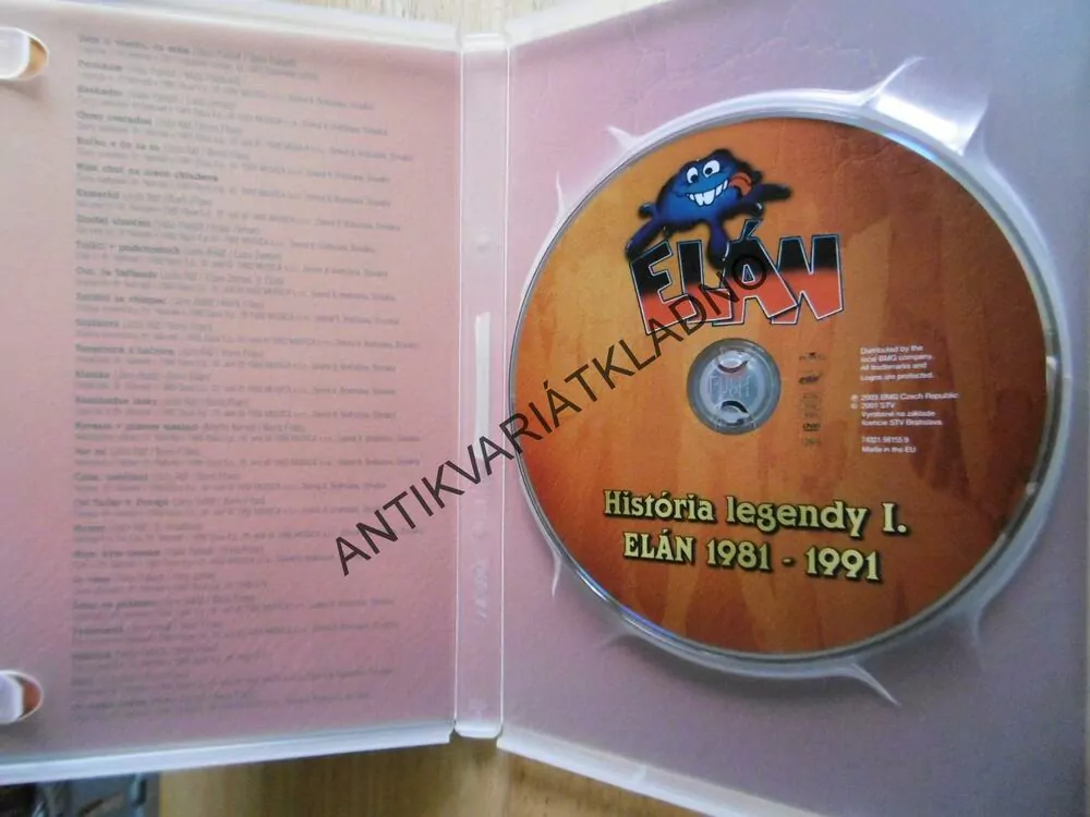 ELÁN, HISTÓRIA LEGENDY I., 1981 - 1991, DVD HUDBA