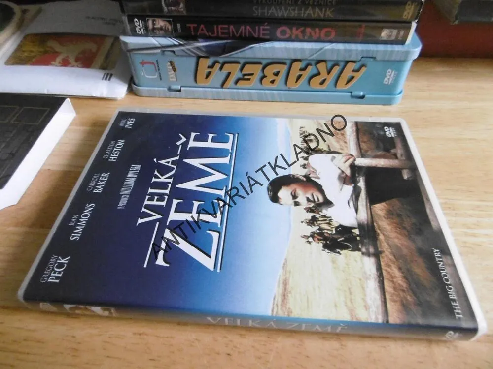 VELKÁ ZEMĚ, GREGORY PECK, DVD FILM